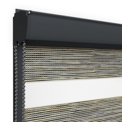  Roleta dzień - noc w kasecie z prowadnicam DĄB BORDEAUX BH-69